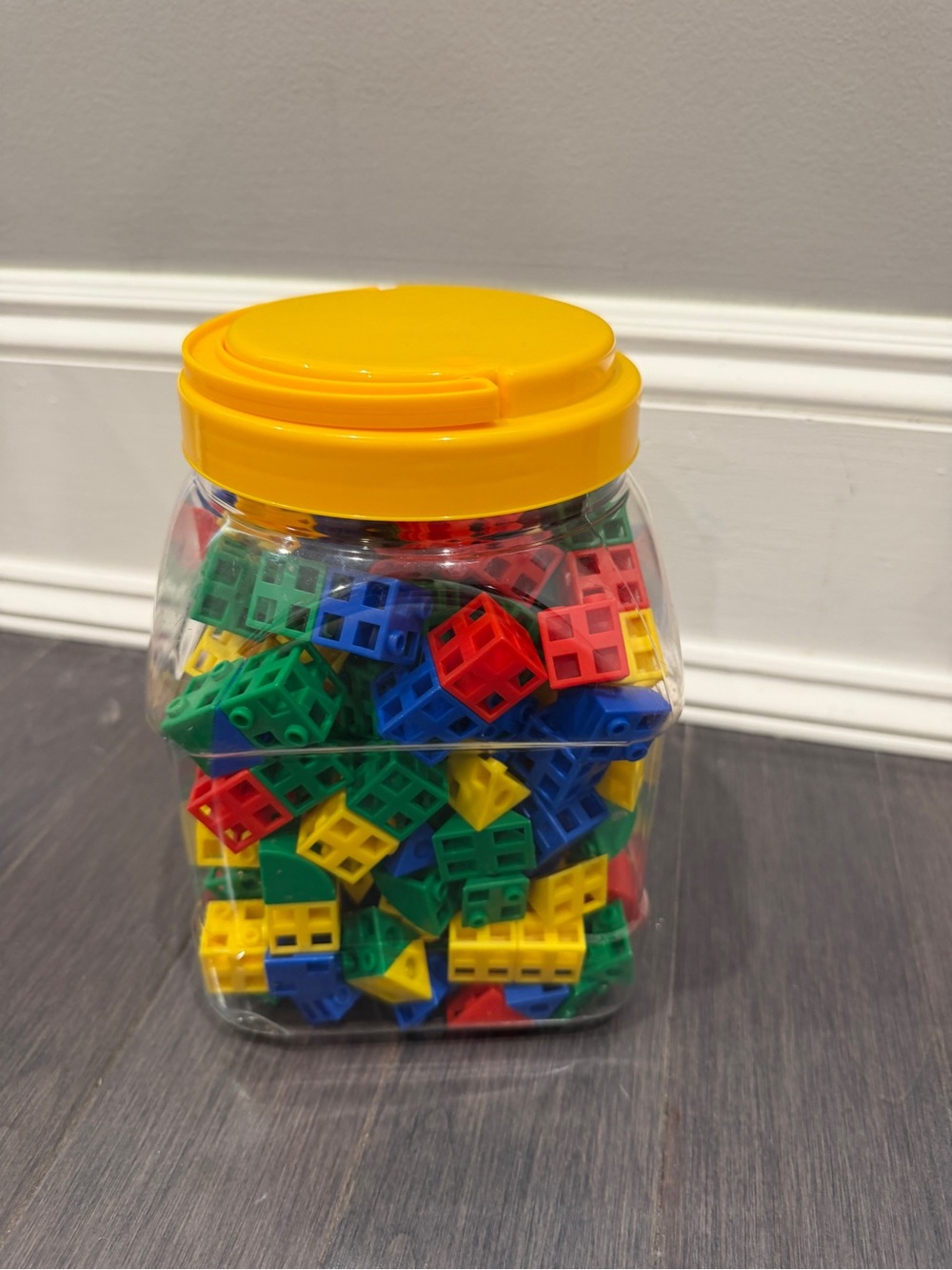 Lakeshore Snap & Build Blocks Jar Building Kids Toddlers - Picture 6 of 7